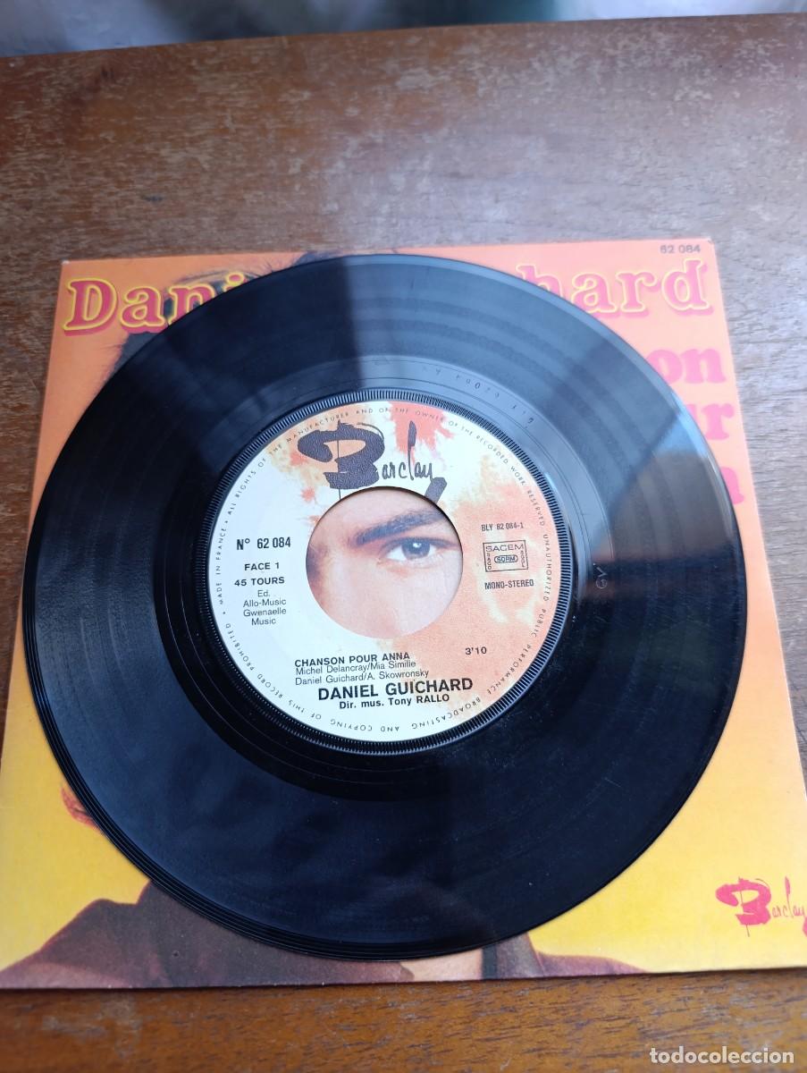 Discos de vinilo: Disco de vinilo Daniel Guichard &ndash; Chanson Pour Anna - Foto 3