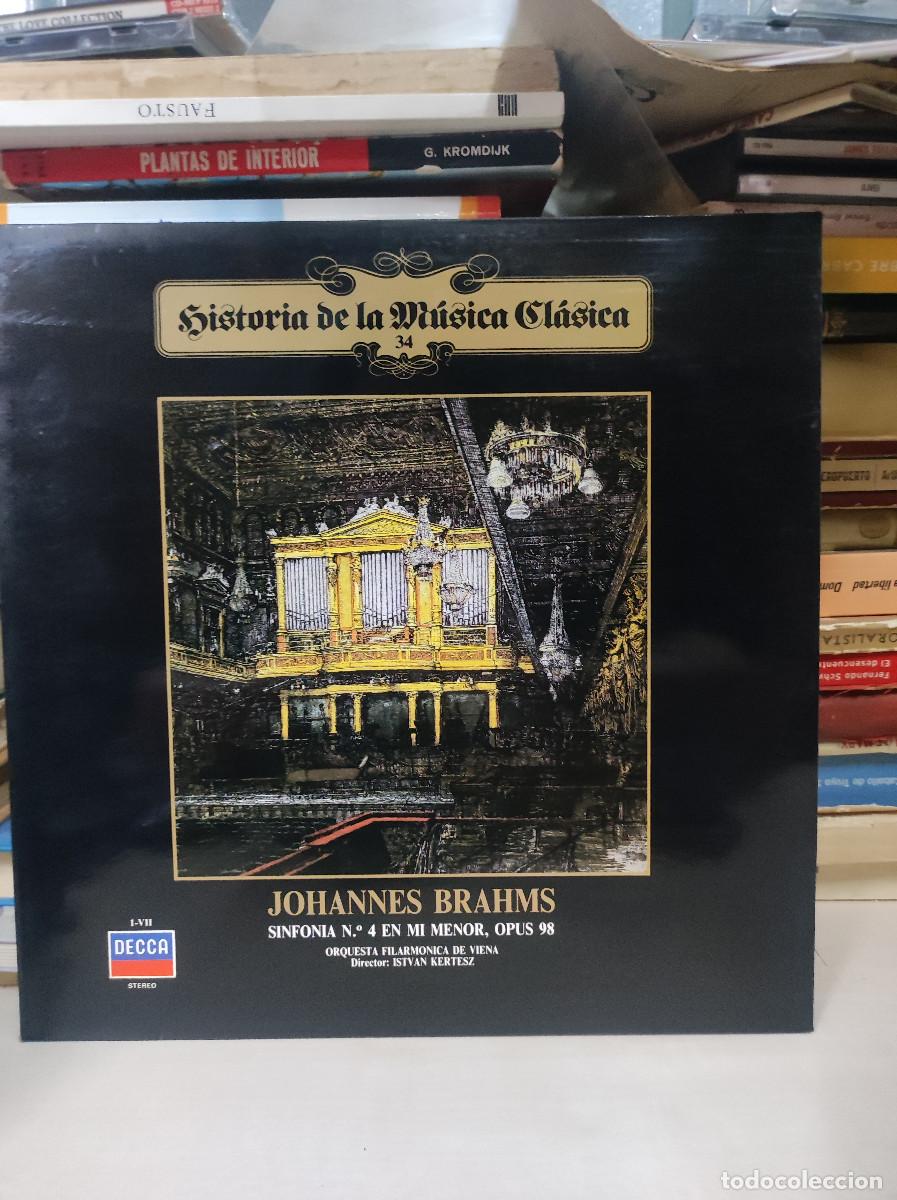 Discos de vinilo: BRAHMS SINFONIA N4 EN MI MENOR OPUS 98 - Foto 1