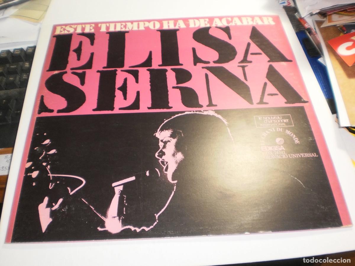 Dischi in vinile: lp elisa serna. este tiempo ha de acabar. edigsa 1974 spain carpeta triple (seminuevo)