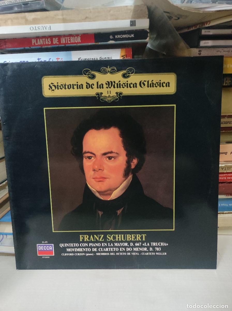 Discos de vinilo: SCHUBERT QUINTETO PARA PIANO EN LA MAYOR D 667 - Foto 1