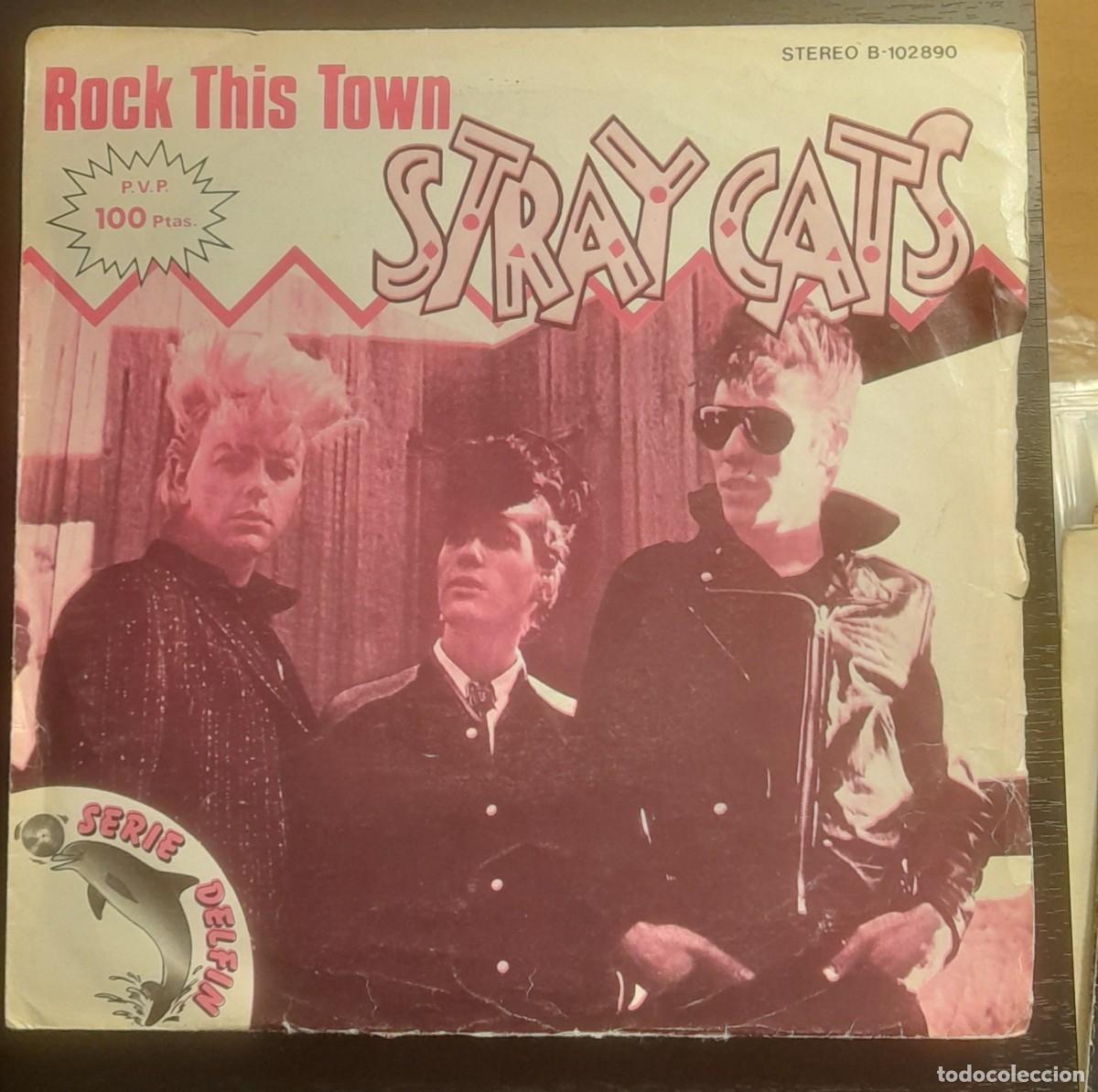 Discos de vinilo: Stray cats &rdquo;Rock this town&rdquo; - Foto 1