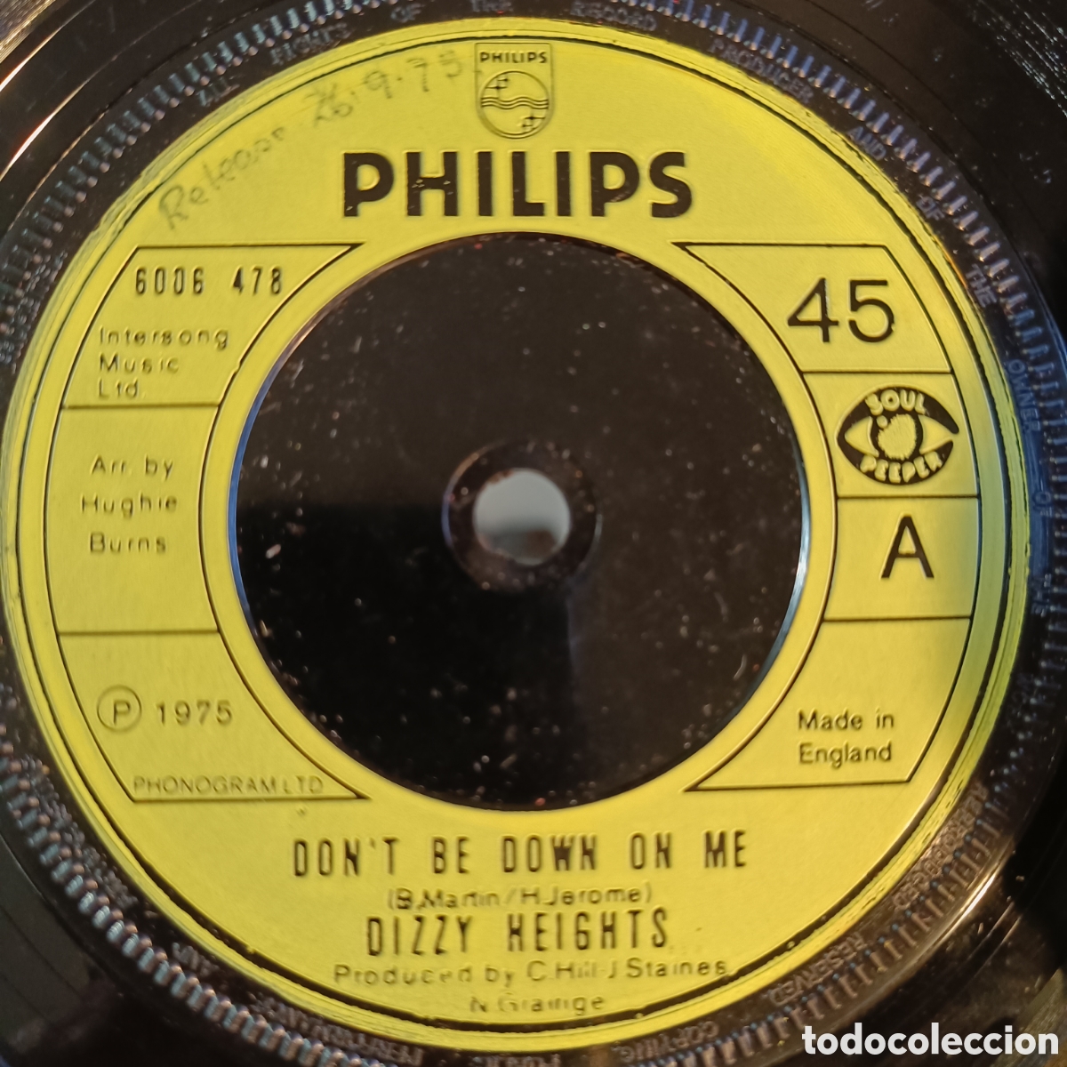 Discos de vinilo: Dizzy Heights &ndash; Dont Be Down On Me - Foto 1