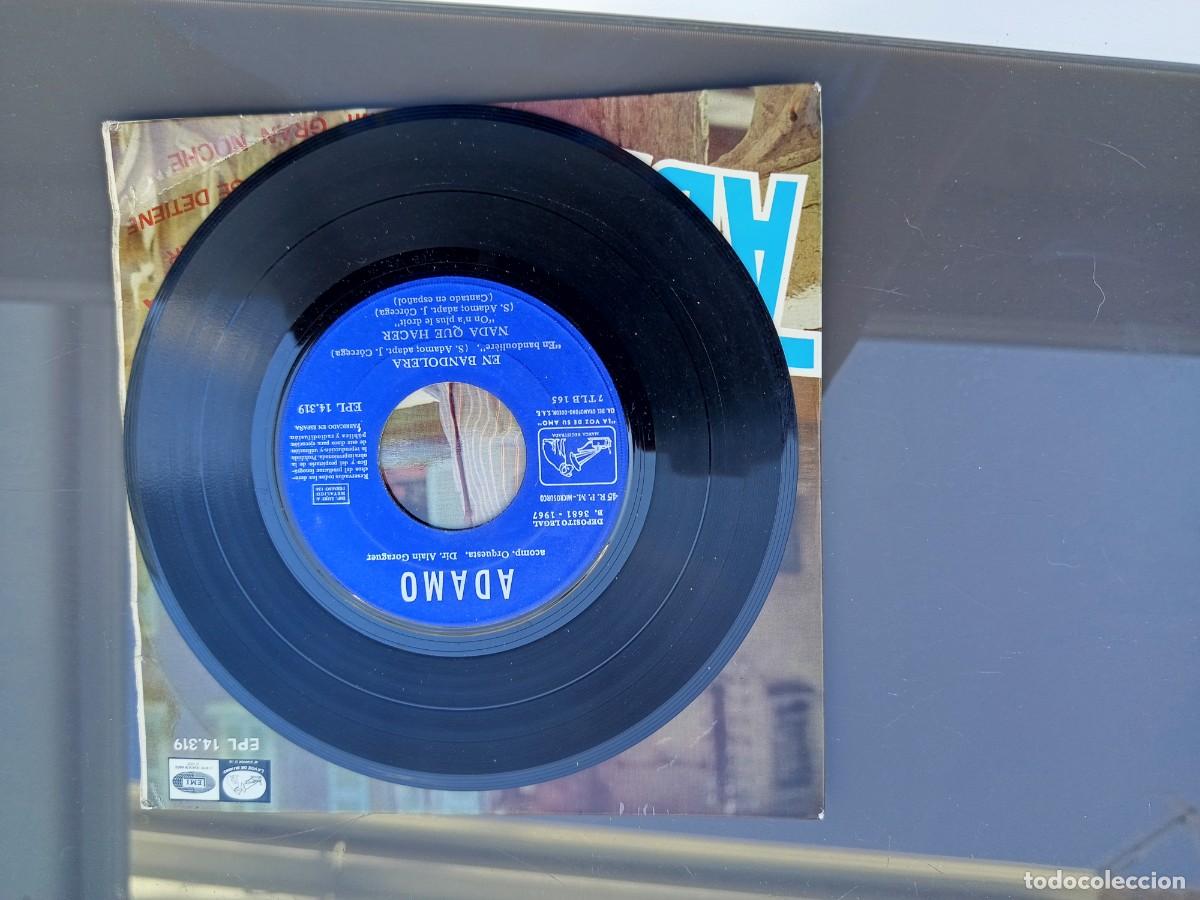 Discos de vinilo: ADAMO - EN BANDOLERA (EP) - Foto 3