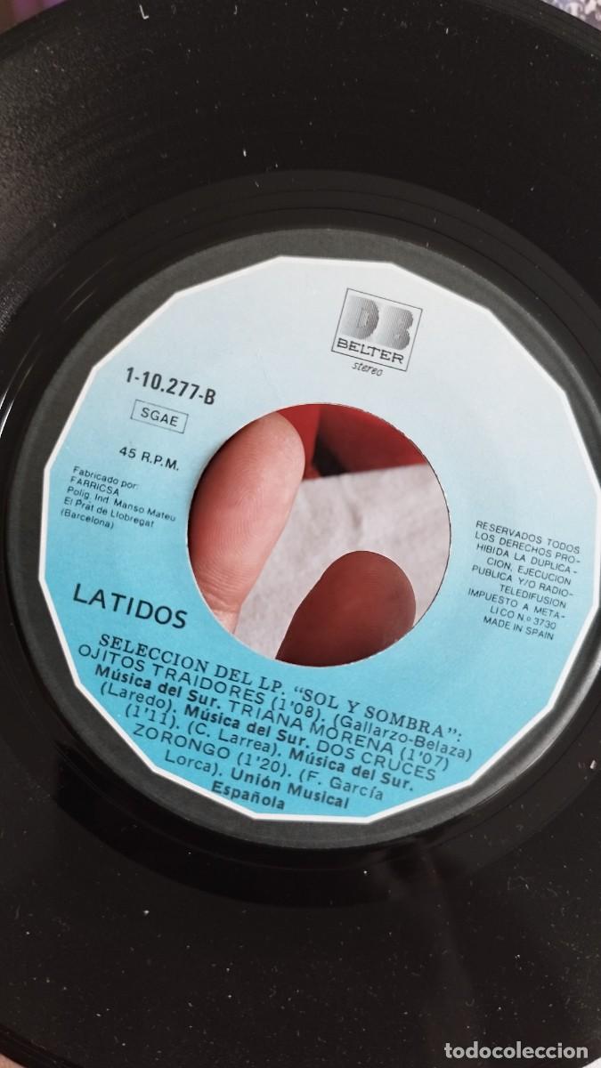Discos de vinilo: Latidos, Sol y sombra. Single - Foto 2