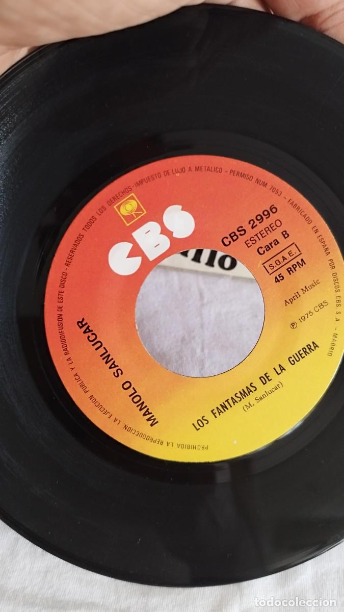 Discos de vinilo: Manolo Sanlucar &ndash; Caballo Negro. Single - Foto 2