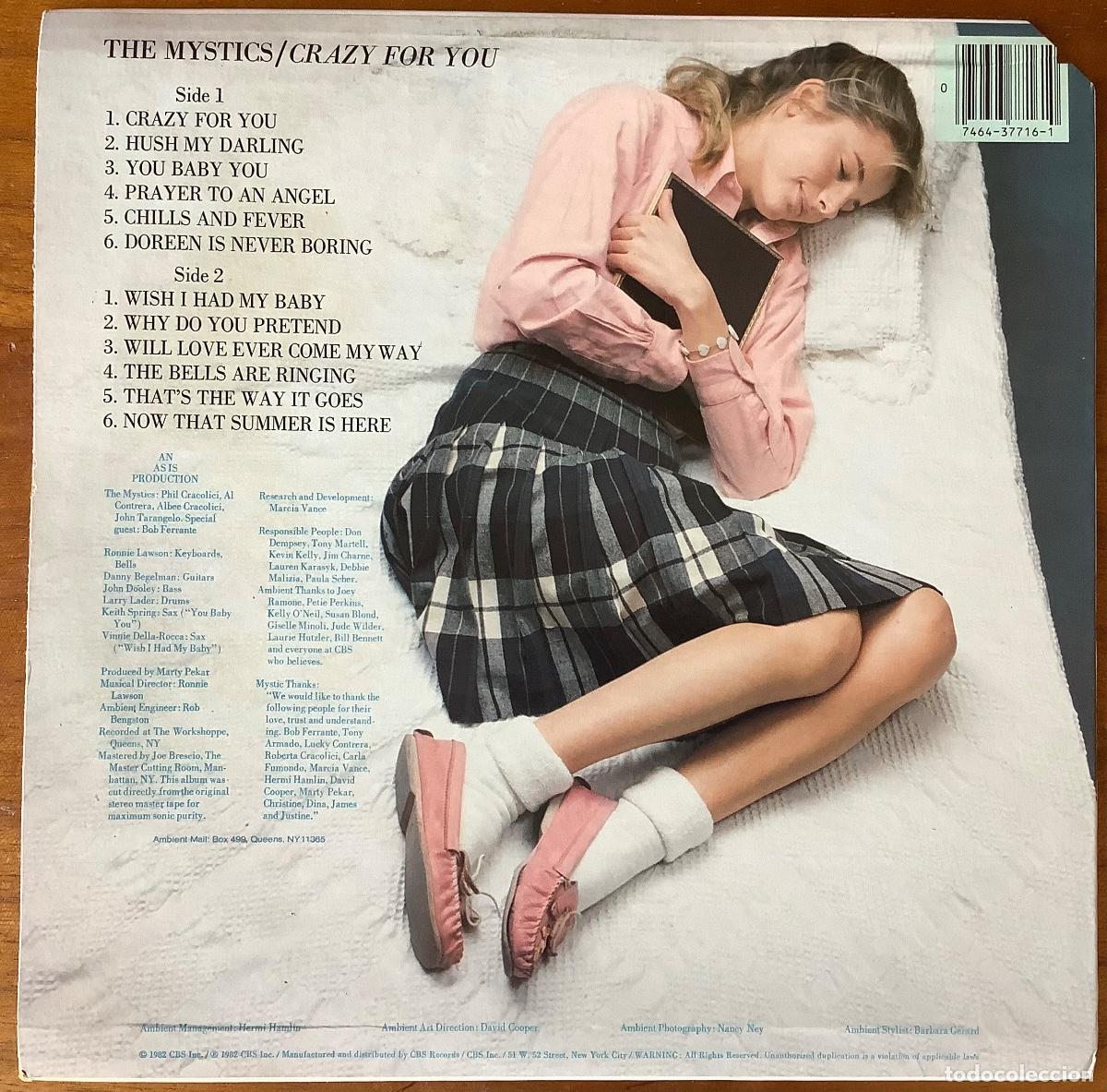 Discos de vinilo: THE MYSTICS-CRAZY FOR YOU - Foto 2