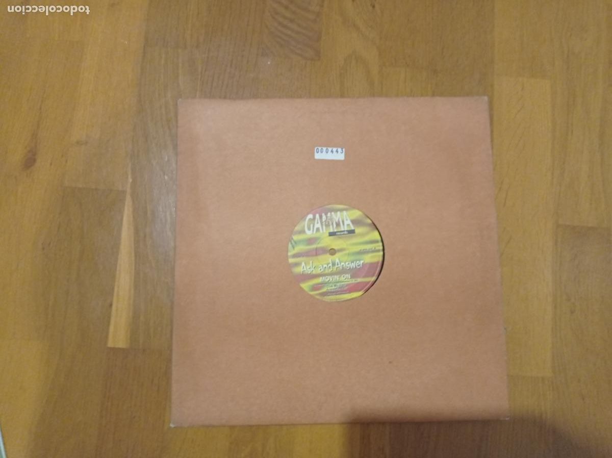 Discos de vinilo: Ask And Answer &lrm;&ndash; Movin On.maxi - Foto 1
