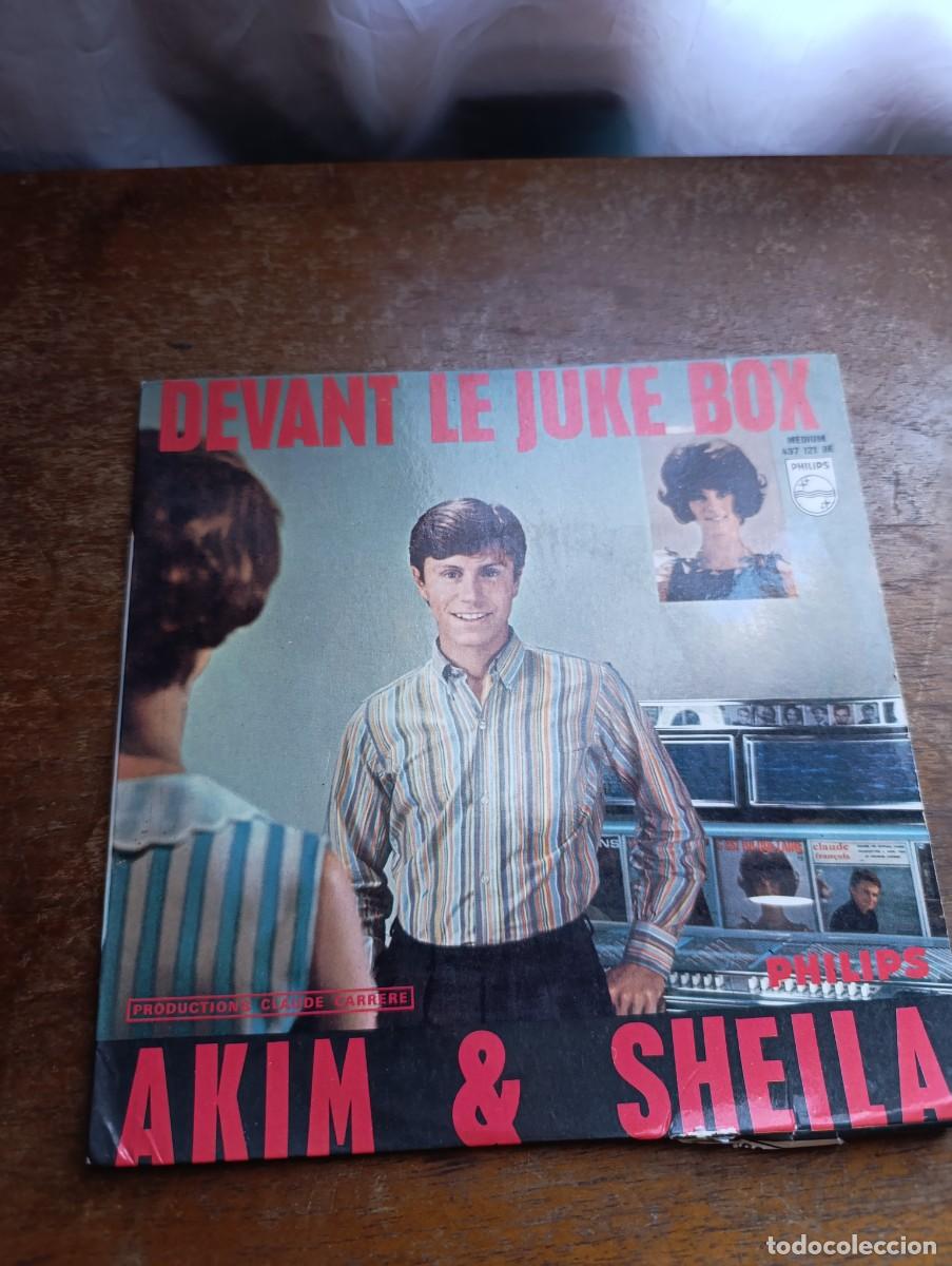Discos de vinilo: Disco de vinilo Akim & Sheila Devant Le Juke Box - Foto 1