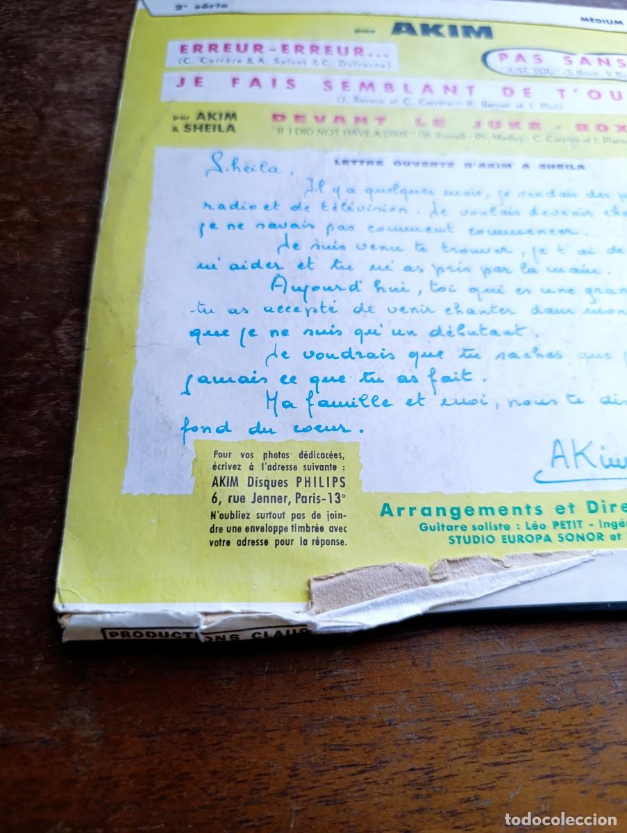 Discos de vinilo: Disco de vinilo Akim & Sheila Devant Le Juke Box - Foto 4