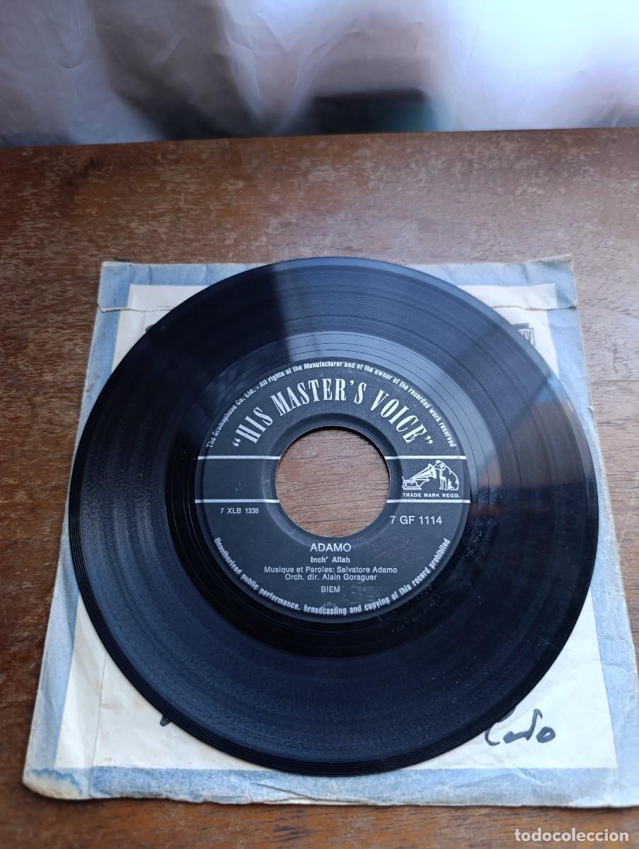 Discos de vinilo: Disco de vinilo Adamo &ndash; Inch Allah - Foto 3