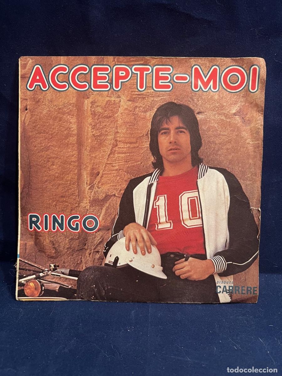 Discos de vinilo: RINGO disco de 45rpm ACCEPTE-MOI - Foto 2