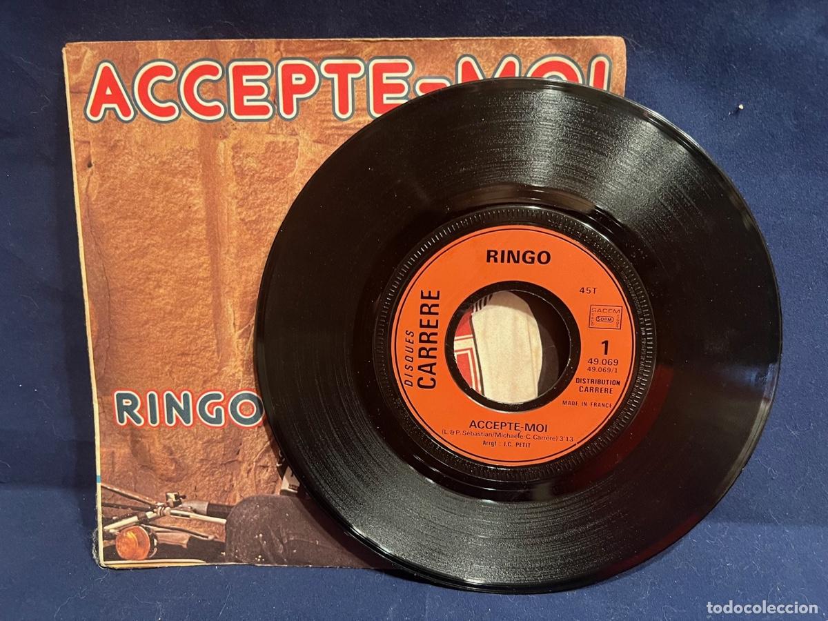 Discos de vinilo: RINGO disco de 45rpm ACCEPTE-MOI - Foto 5