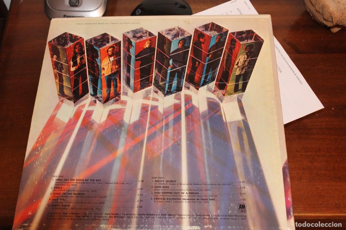 Discos de vinilo: SERGIO MENDES & BRASIL 66 - CRYSTAL ILLUSIONS - Foto 2