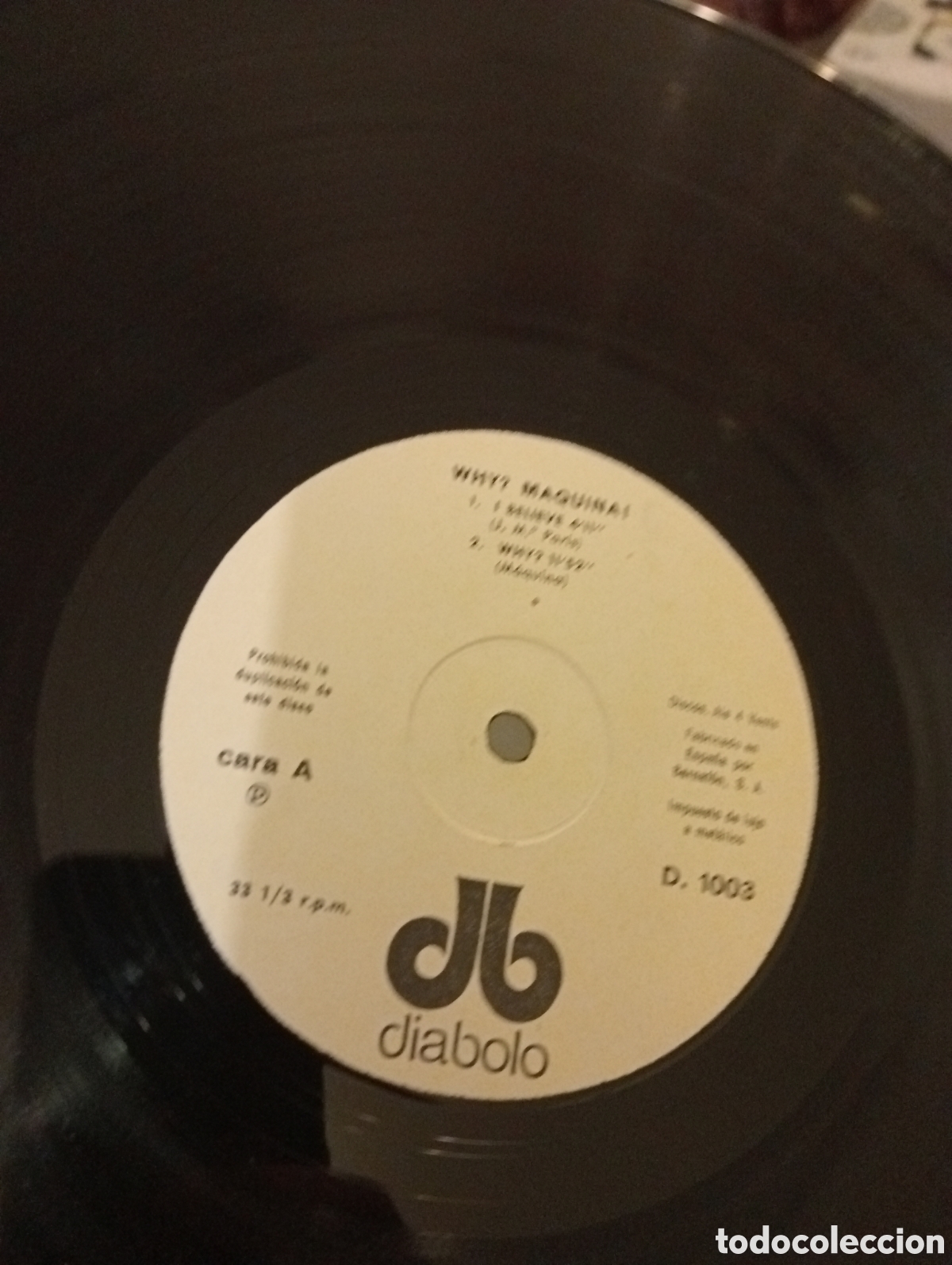 Discos de vinilo: M&aacute;quina - Why? / LP Vinilo Espa&ntilde;a 1971 - Foto 5