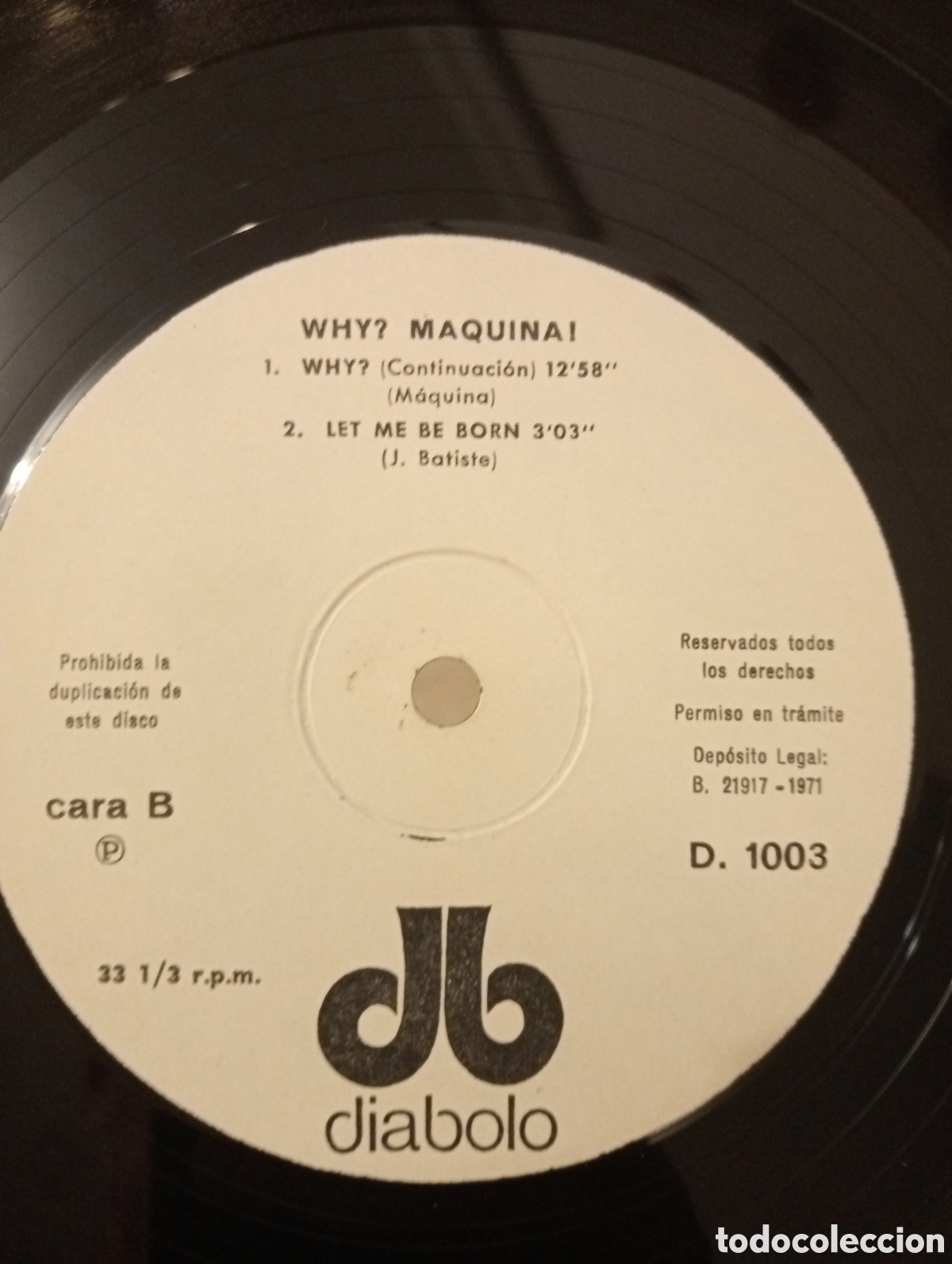 Discos de vinilo: M&aacute;quina - Why? / LP Vinilo Espa&ntilde;a 1971 - Foto 6