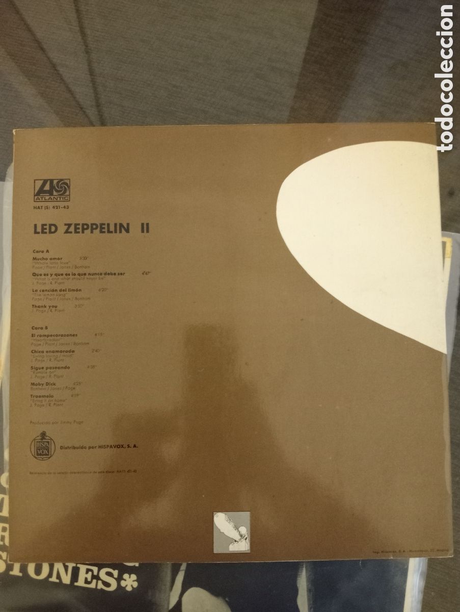 Discos de vinilo: Led Zeppelin - Led Zeppelin ll / LP Vinilo Espa&ntilde;a 1981 - Foto 6