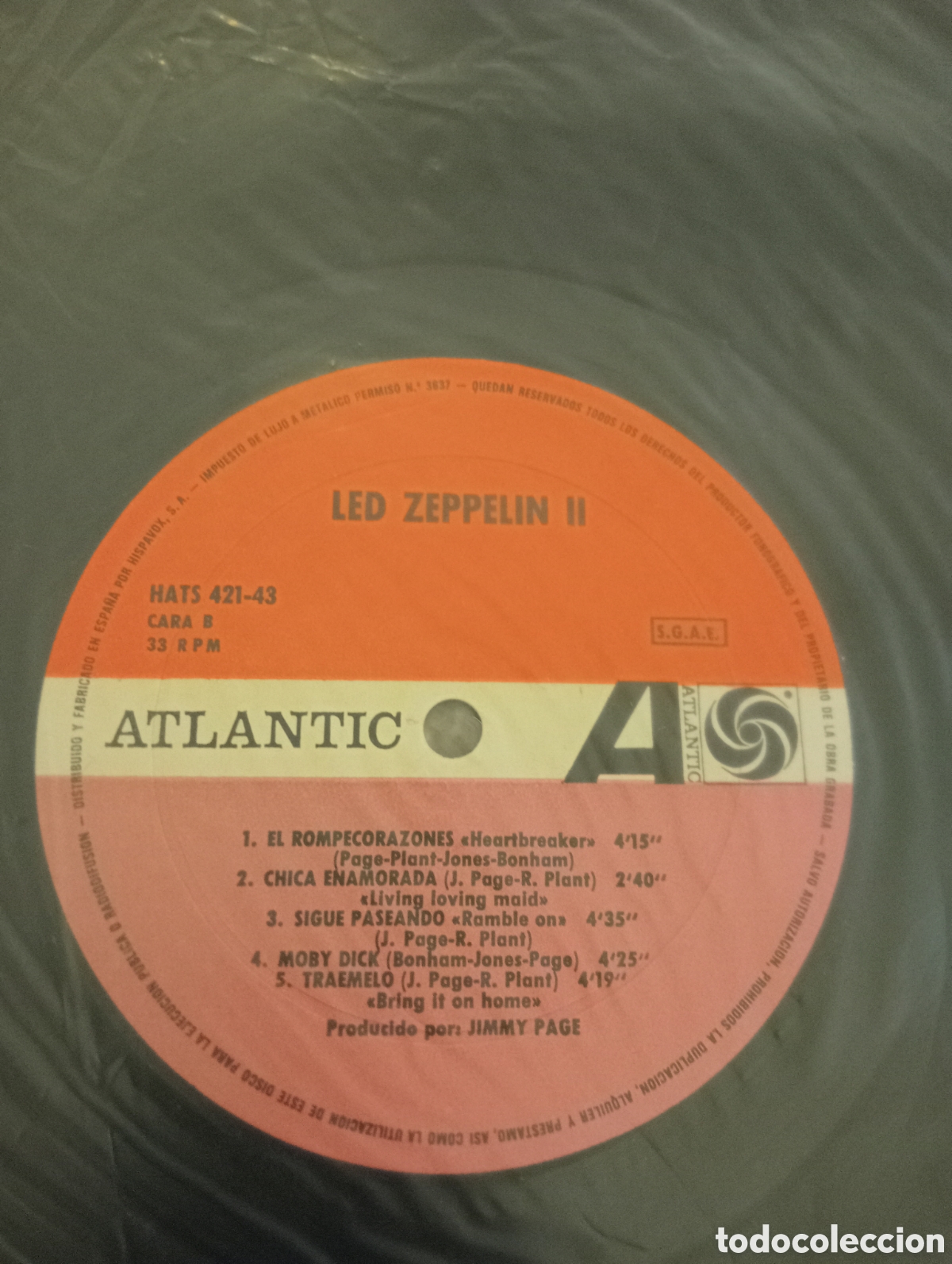 Discos de vinilo: Led Zeppelin - Led Zeppelin ll / LP Vinilo Espa&ntilde;a 1981 - Foto 11
