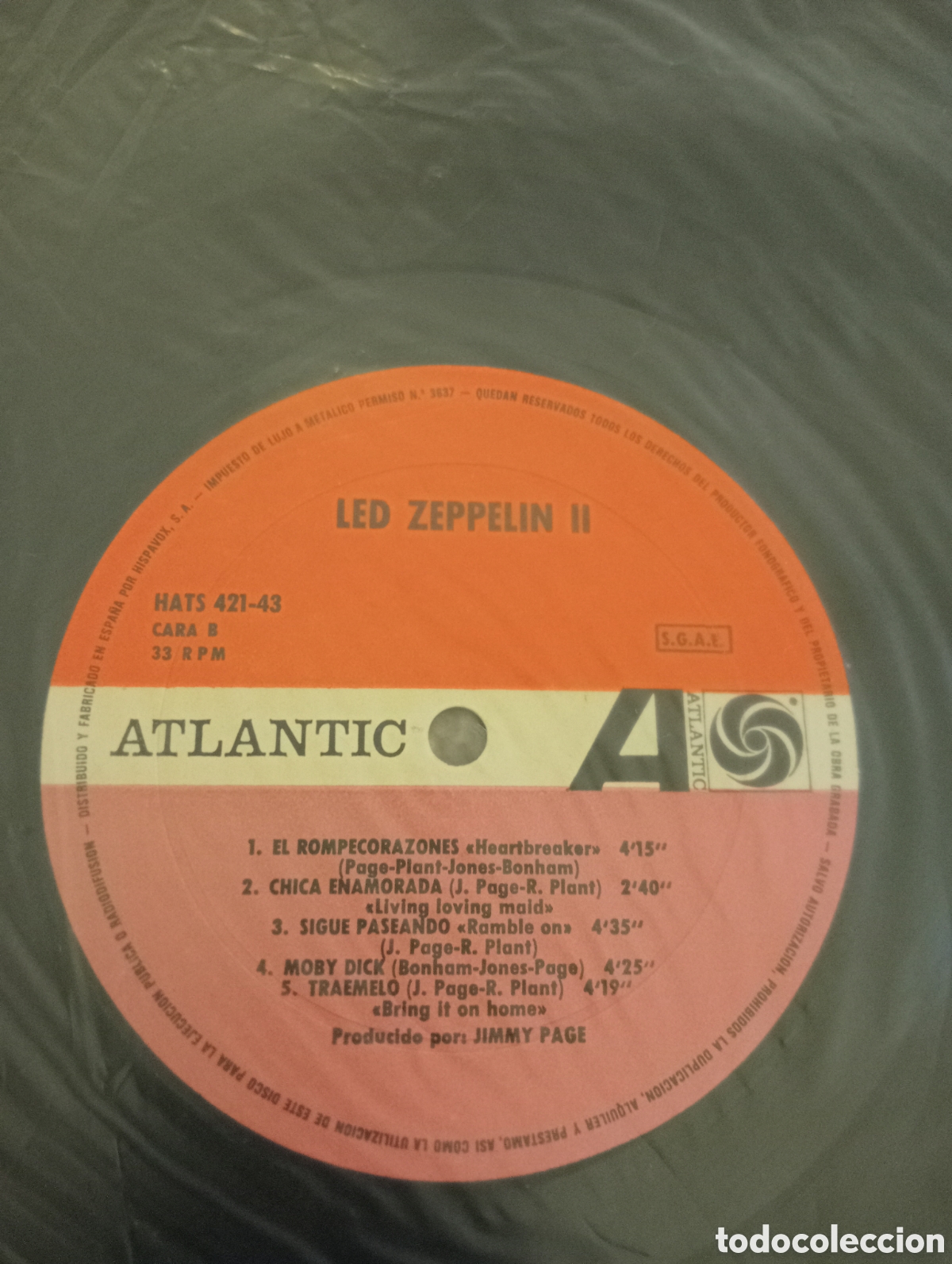 Discos de vinilo: Led Zeppelin - Led Zeppelin ll / LP Vinilo Espa&ntilde;a 1981 - Foto 12
