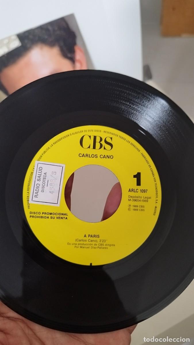 Discos de vinilo: Carlos Cano ,a Paris. Single - Foto 2