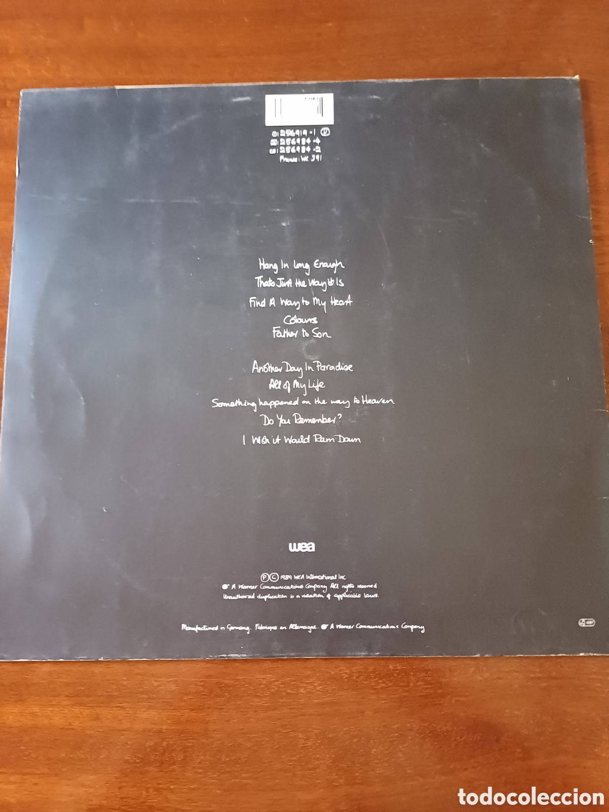 Discos de vinilo: Phil Collins But Seriously lp 1989 - Foto 2