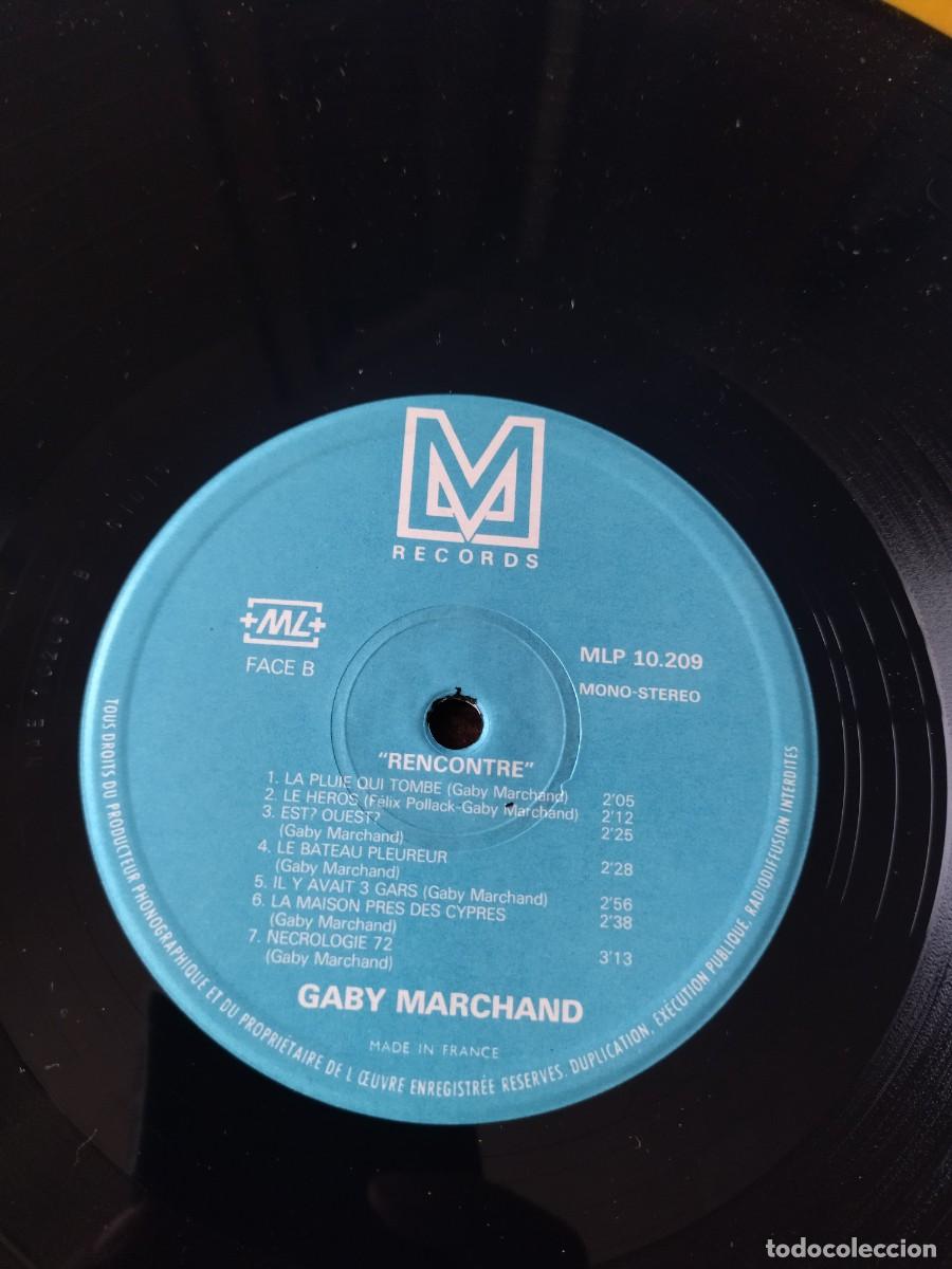 Discos de vinilo: Gaby Marchand &ndash; Rencontre, 1974 - Foto 5