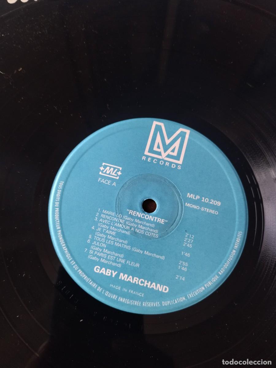 Discos de vinilo: Gaby Marchand &ndash; Rencontre, 1974 - Foto 6