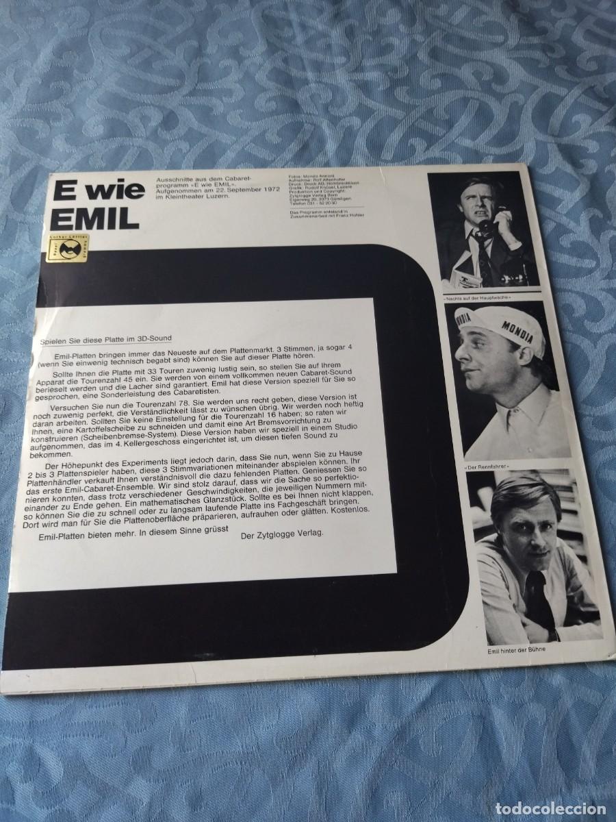 Discos de vinilo: Emil &ndash; E Wie Emil suiza comedia. 1972 - Foto 3