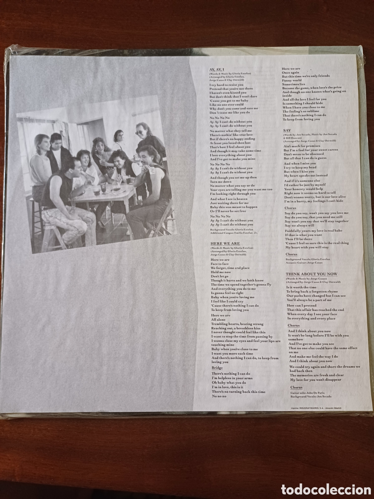 Discos de vinilo: Gloria Estefan Cuts both ways Lp 1989 - Foto 4