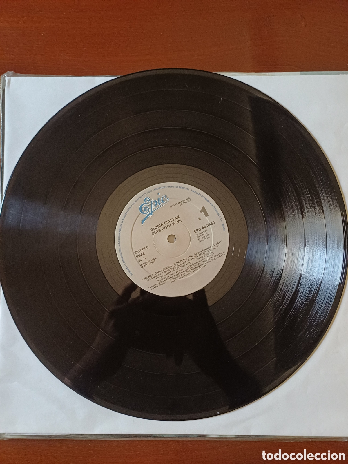 Discos de vinilo: Gloria Estefan Cuts both ways Lp 1989 - Foto 5