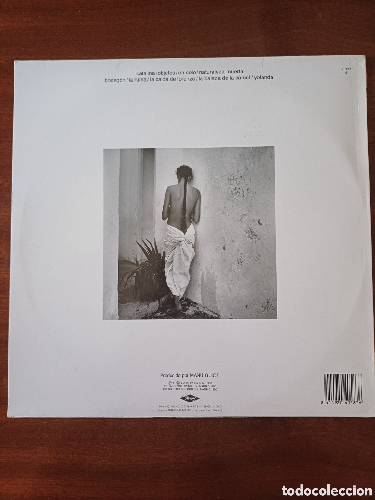 Discos de vinilo: DANZA INVISIBLE - CATALINA - LP 1990 - Foto 2