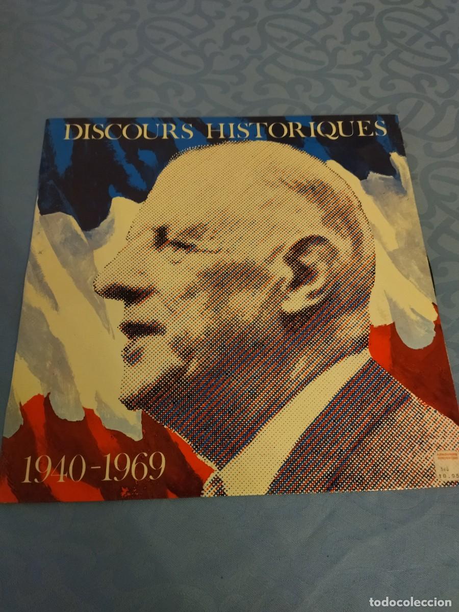 Discos de vinilo: Charles de Gaulle Discursos hist&oacute;ricos - Foto 2
