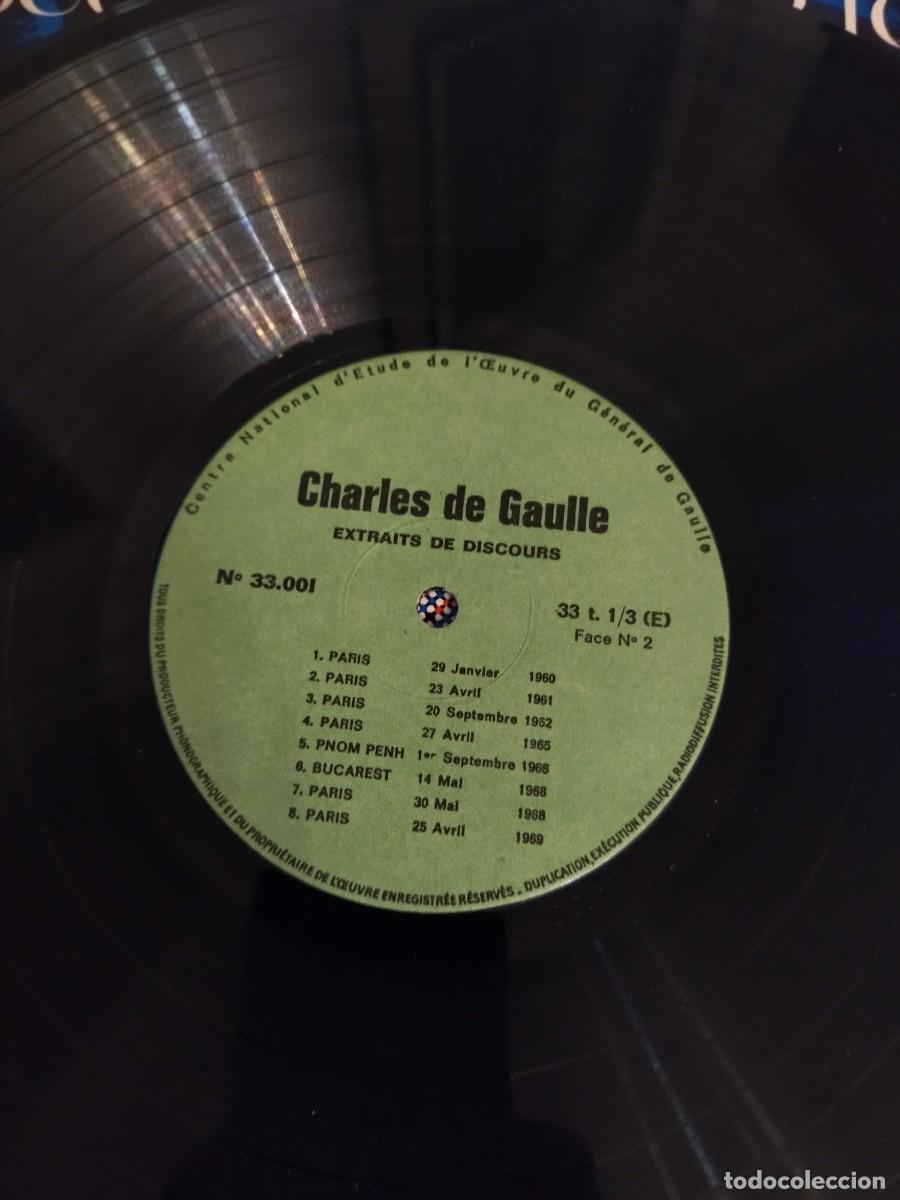 Discos de vinilo: Charles de Gaulle Discursos hist&oacute;ricos - Foto 6