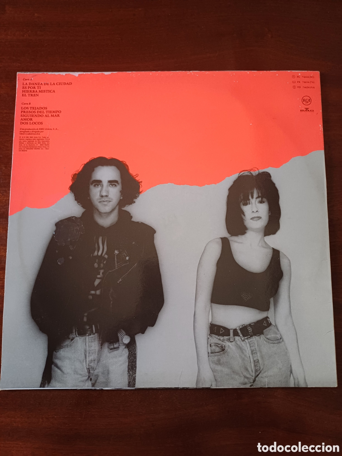Discos de vinilo: C&oacute;mplices La danza de la ciudad Lp 1990 - Foto 2