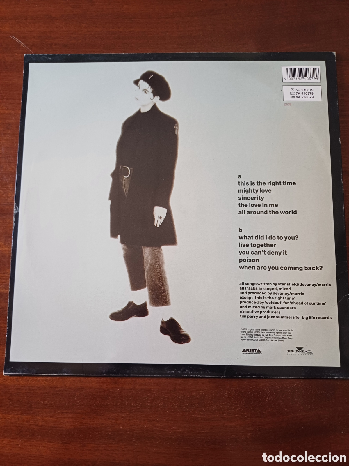 Discos de vinilo: LISA STANSFIELD - AFFECTION (LP) 1989 - Foto 2