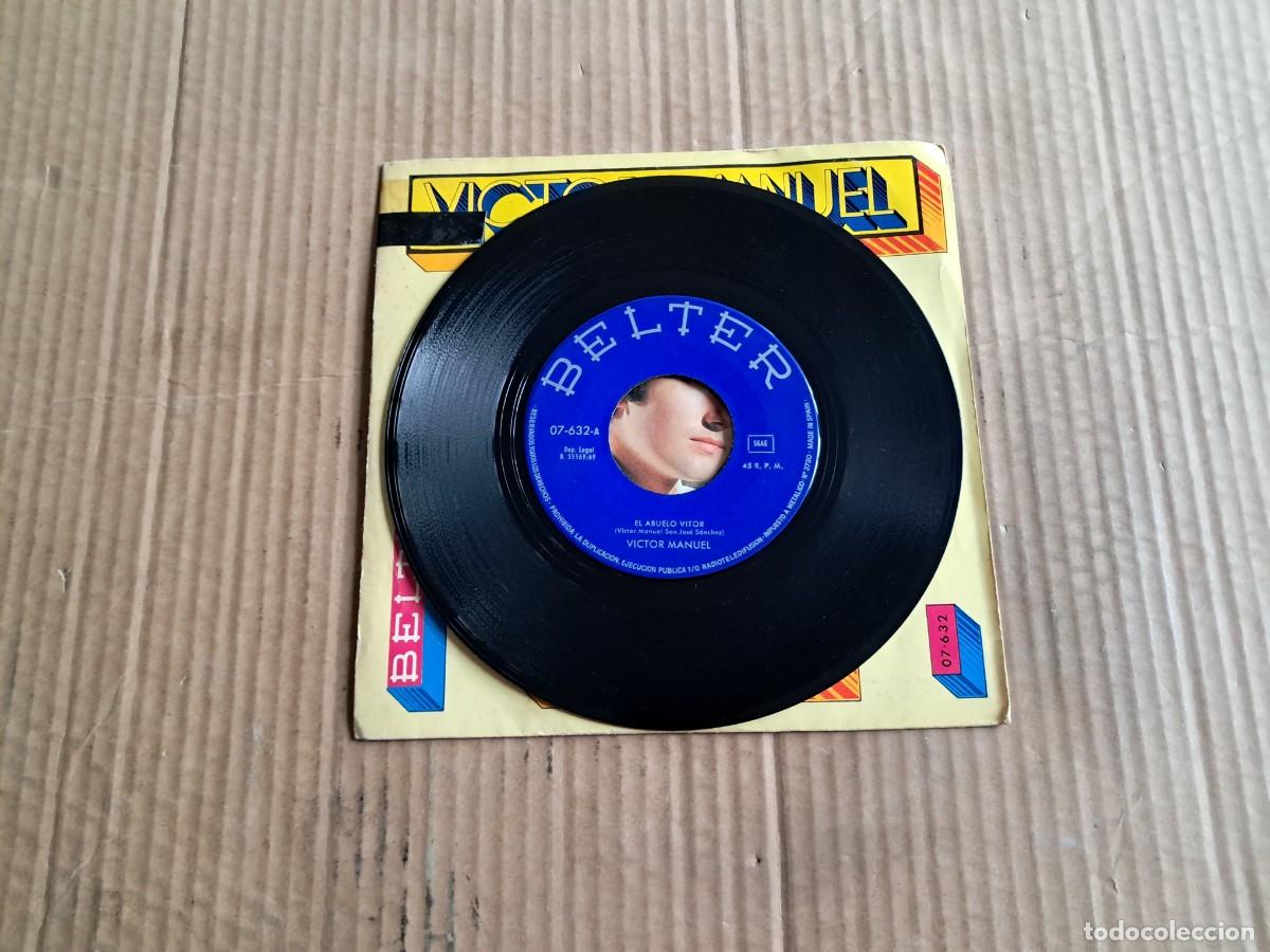 Discos de vinilo: VICTOR MANUEL - EL ABUELO VITOR SINGLE 1969 - Foto 2