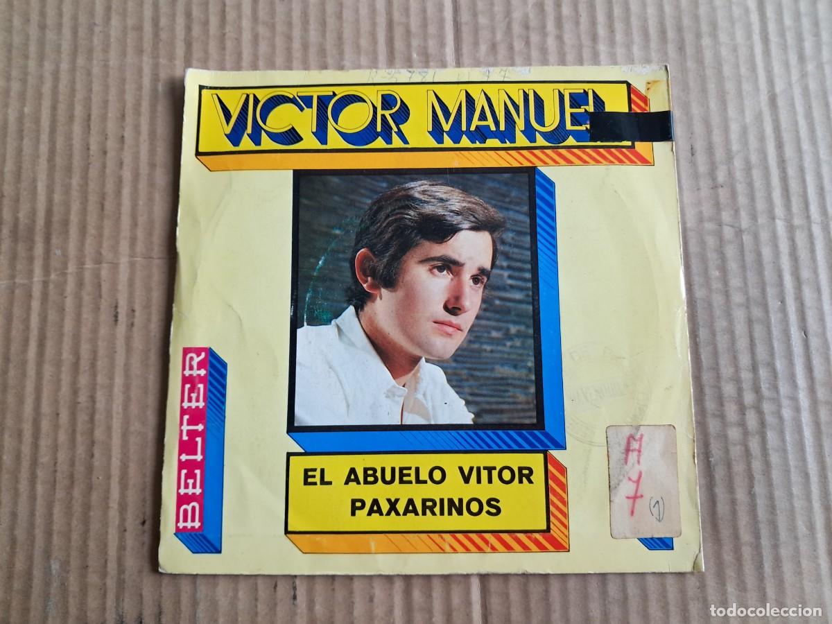 Discos de vinilo: VICTOR MANUEL - EL ABUELO VITOR SINGLE 1969 - Foto 3