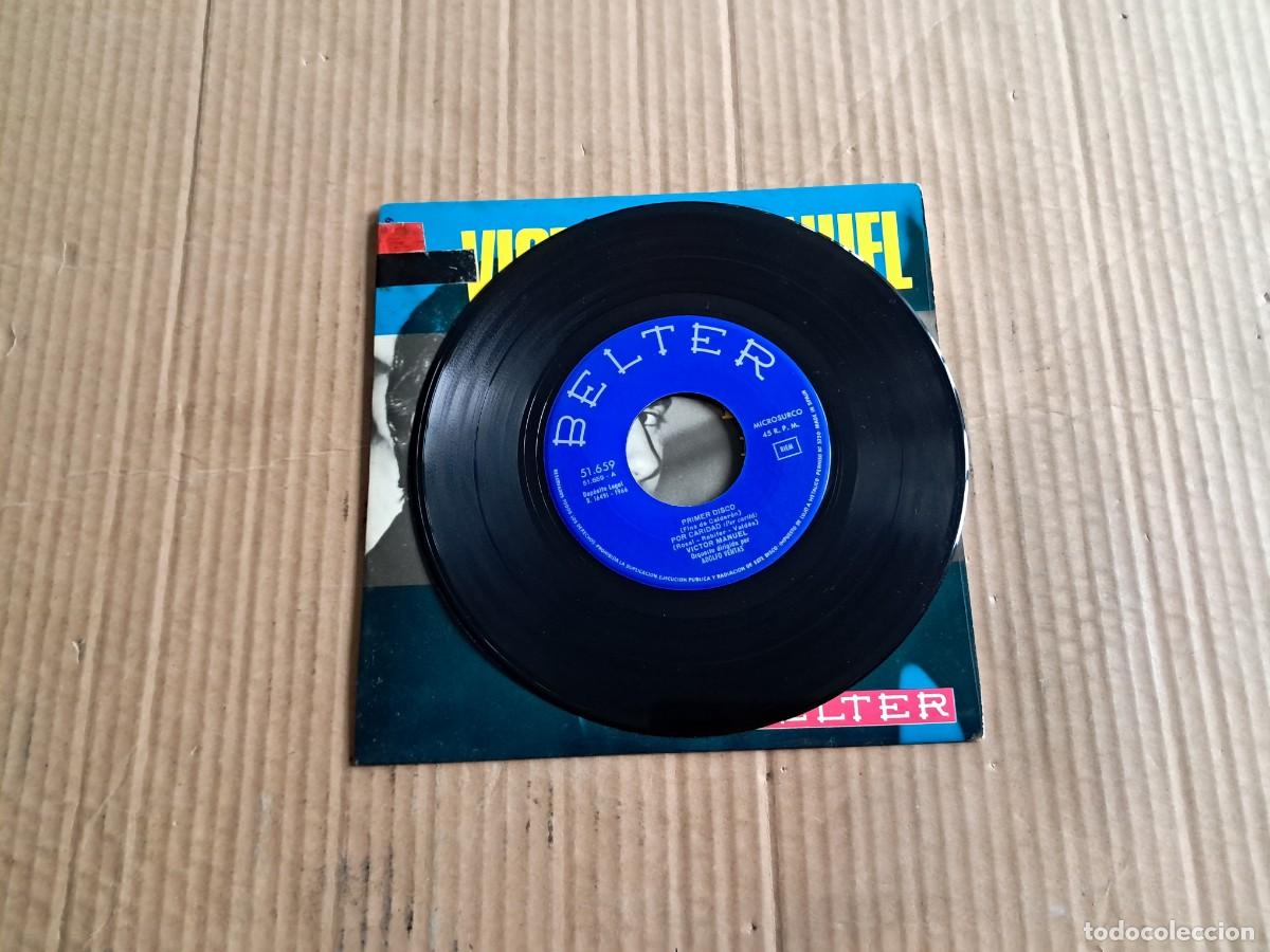 Discos de vinilo: VICTOR MANUEL - PRIMER DISCO EP 4 TEMAS 1966 - Foto 2