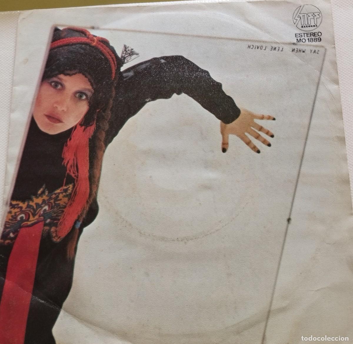 Vinyl records: LENE LOVICH-SAY WHEN -STIFF RECORDS MO 1889-PEDIDO MINIMO 11 EUROS