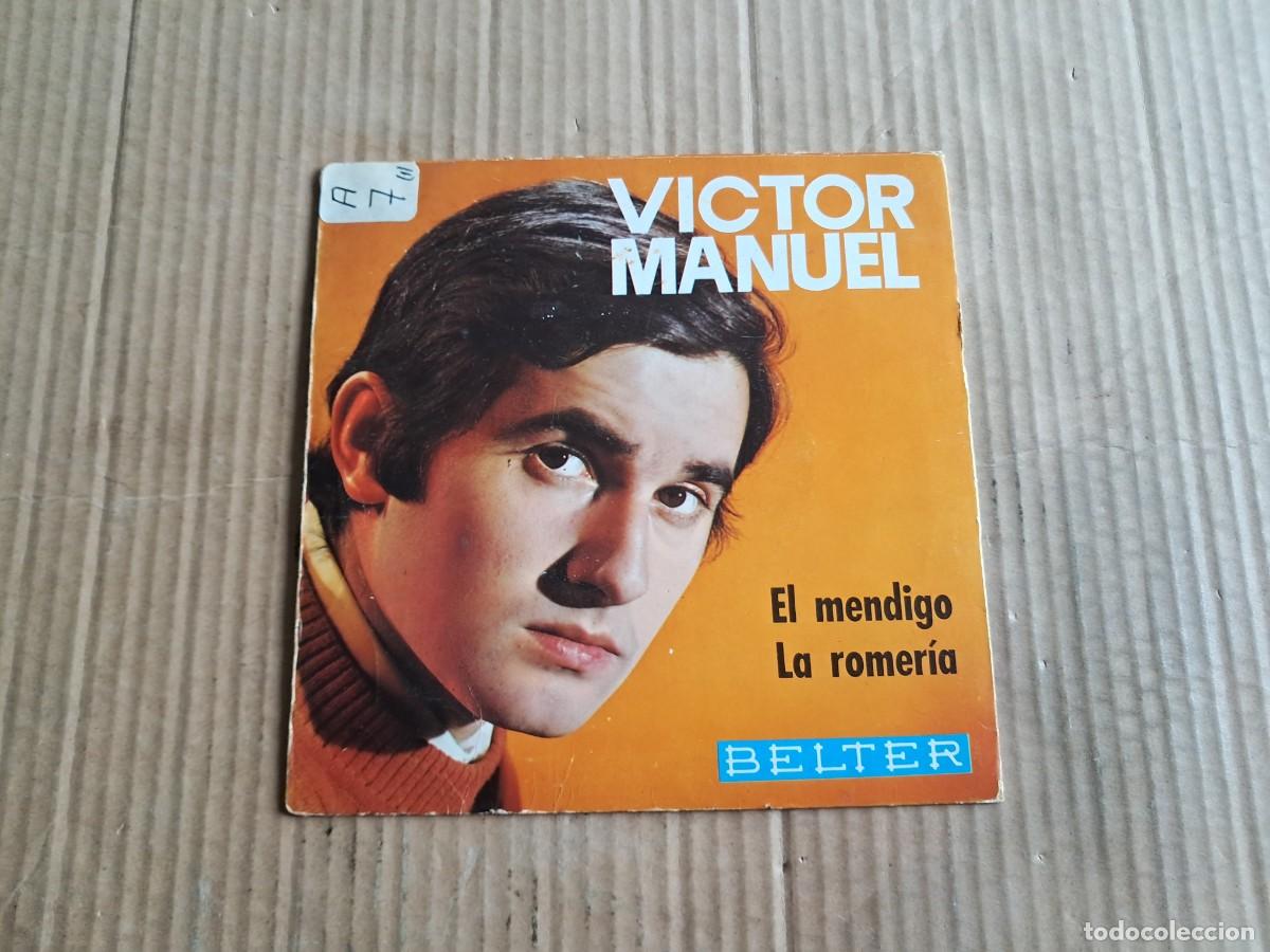 Discos de vinilo: VICTOR MANUEL - EL MENDIGO SINGLE 1969 - Foto 3