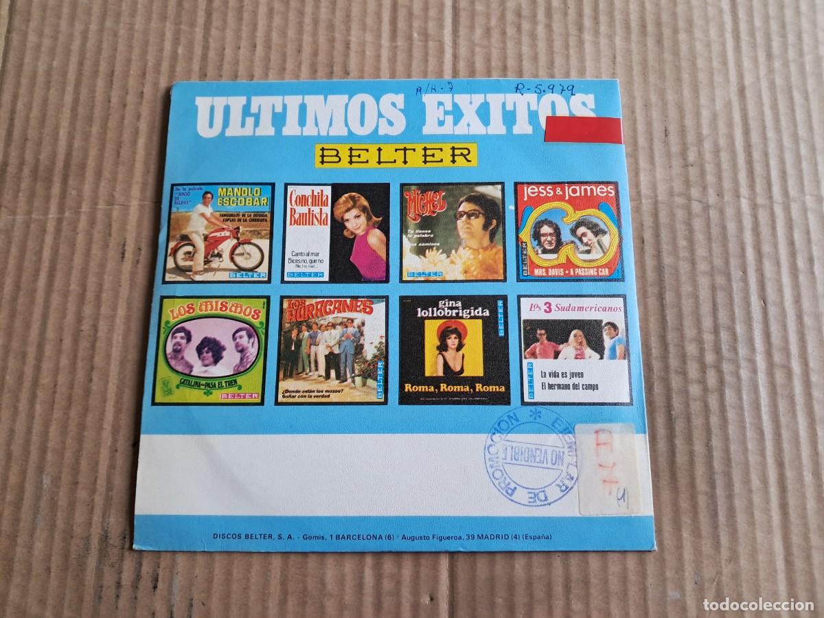 Discos de vinilo: VICTOR MANUEL - EL COBARDE SINGLE 1970 - Foto 3