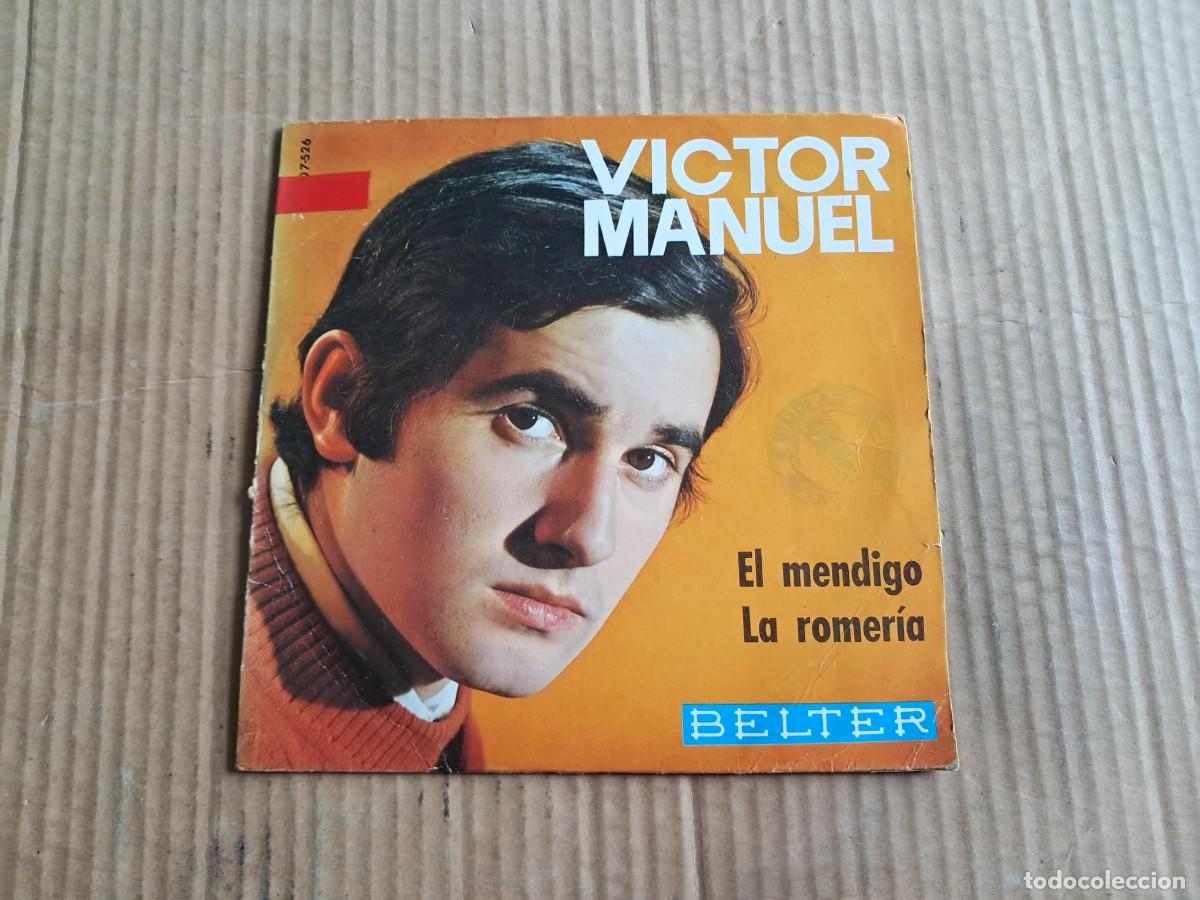 Discos de vinilo: VICTOR MANUEL - EL MENDIGO SINGLE 1969 - Foto 1