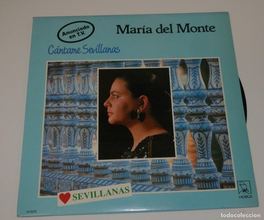 Discos de vinilo: DISCO LP DE VINILLO DE MARIA DEL MONTE - Foto 1