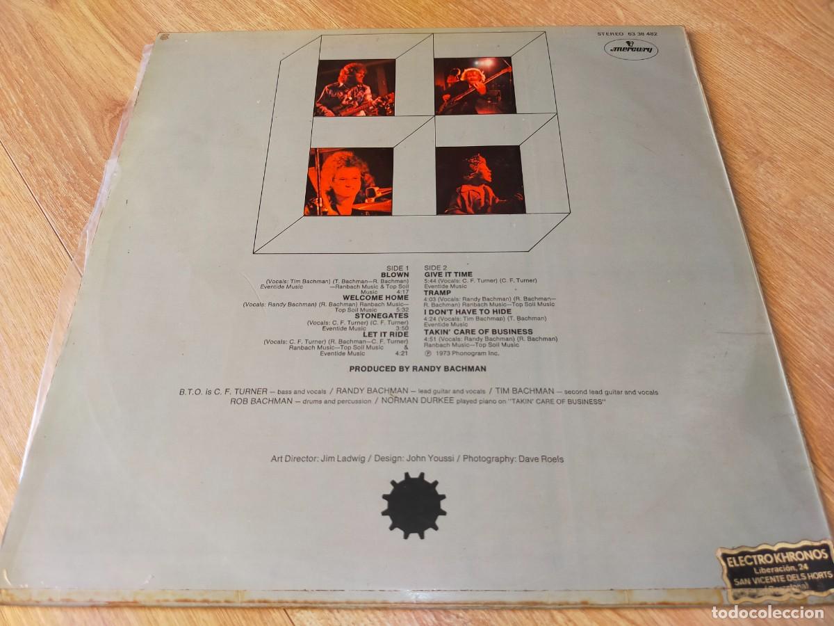 Discos de vinilo: BACHMAN-TURNER OVERDRIVE NIT-ORIGINAL ESPA&Ntilde;OL 1974 - Foto 2