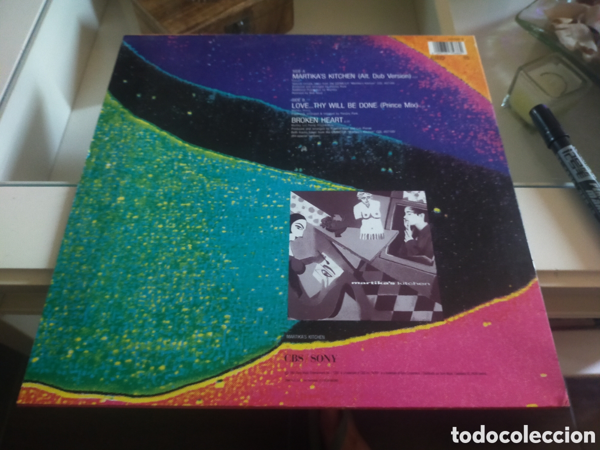 Discos de vinilo: Martikas kitchen maxi Espa&ntilde;a 1991 rareza - Foto 2