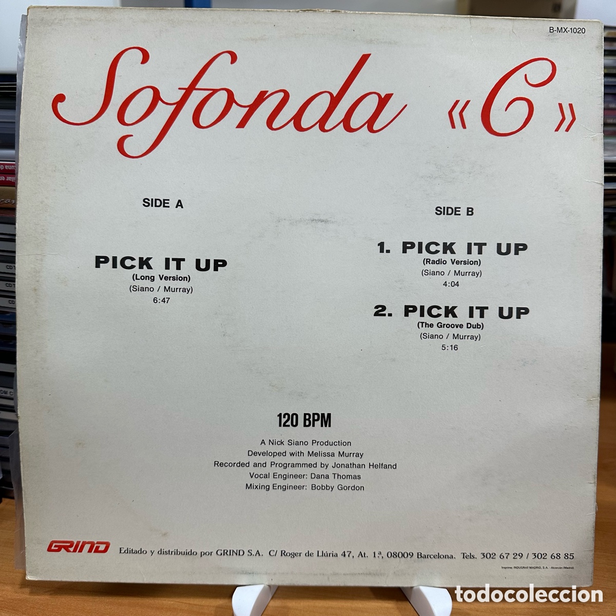 Discos de vinilo: Sofonda C. - Pick It Up (12&rdquo;) - Foto 2