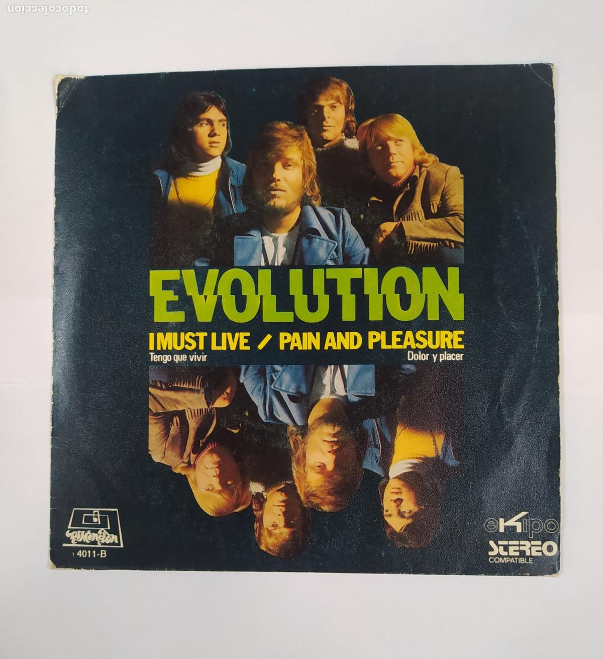 Discos de vinilo: EVOLUTION - I Must Live / Pain And Pleasure. - SINGLE. TDKDS26C - Foto 1