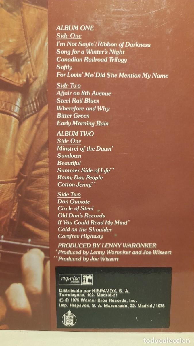 Discos de vinilo: DOBLE LP GORDON LIGHTFOOT : GORD&acute;S GOLD - Foto 4