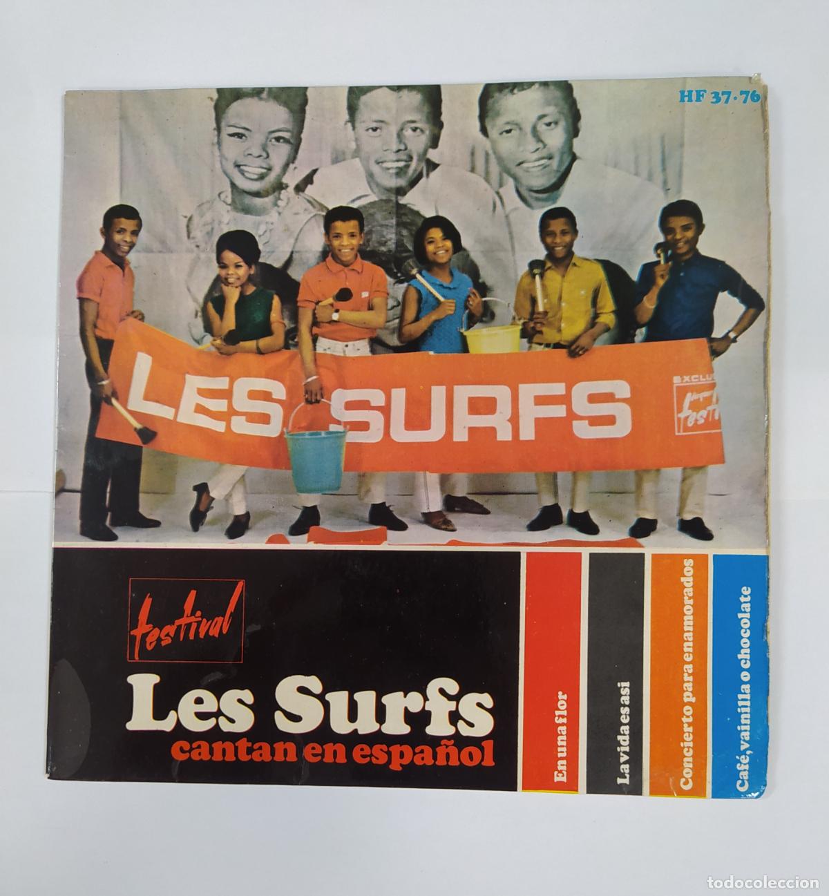 Discos de vinilo: LES SURFS CANTAN EN ESPA&Ntilde;OL. EP. TDKDS25F - Foto 1