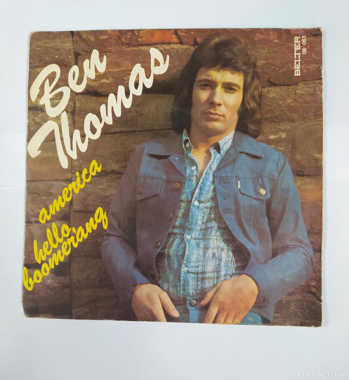 Discos de vinilo: BEN THOMAS. AMERICA. SINGLE. TDKDS28G - Foto 1