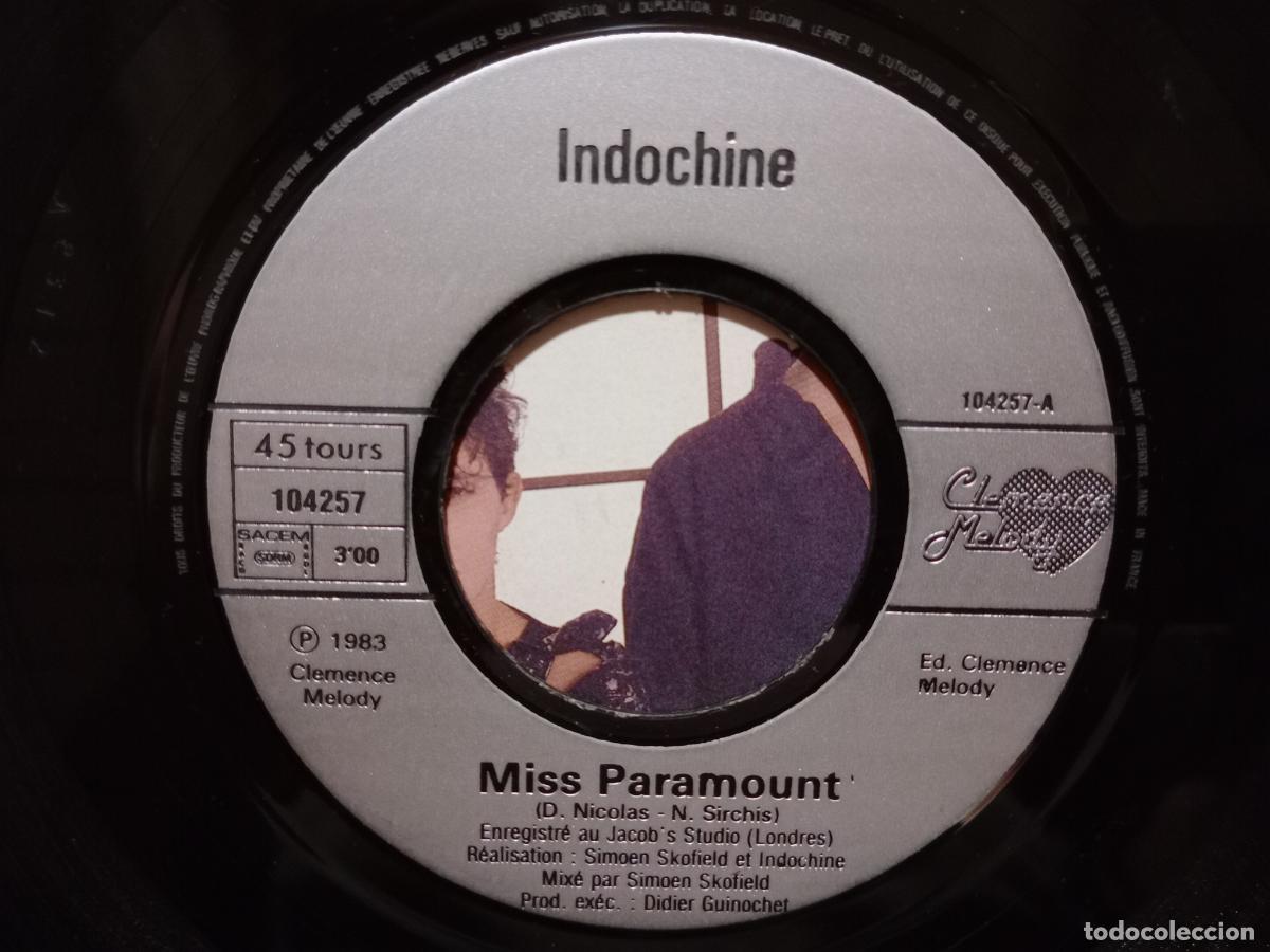 Discos de vinilo: Indochine - miss Paramount + pavillon Rouge - Foto 3